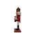 Boneco Soldado Quebra Nozes de Madeira com Tambor - 25cm - Azul, Branco e Vermelho - 1 unidade - Rizzo - Imagem 2