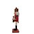 Boneco Soldado Quebra Nozes de Madeira com Tambor - 25cm - Azul, Branco e Vermelho - 1 unidade - Rizzo - Imagem 3