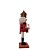 Boneco Soldado Quebra Nozes de Madeira com Tambor - 25cm - Azul, Branco e Vermelho - 1 unidade - Rizzo - Imagem 4