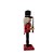 Boneco Soldado Quebra Nozes de Madeira com Espada - 25cm - Azul e Vermelho - 1 unidade - Rizzo - Imagem 3