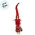 Enfeite de Natal - Boneca Chapeu Vermelho - 59cm - 1 unidade - Rizzo - Imagem 5