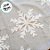 Saia para Árvore de Natal - Flocos de Neve Pelúcia com Forro de Tecido - 120cm - 1 unidade - Rizzo - Imagem 3