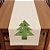 Caminho de Mesa de Natal - Pinheiro Verde - 150cm - 1 unidade - Rizzo - Imagem 1