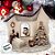 Cenário de Natal - Papai Noel no Quarto com Led - 18x16cm - 1 unidade - Rizzo - Imagem 5