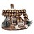 Casinha Decorativa de Natal - Pinheiros - 26x19cm - 1 unidade - Rizzo - Imagem 1