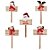 Plaquinhas Decorativas de Natal para Jardim - 28x16cm - 5 unidades - Rizzo - Imagem 1