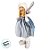 Enfeite Decorativo - Anjo em Pé - 35cm - 1 unidade - Rizzo - Imagem 3