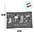 Tapete Decorativo de Natal - Meias de Natal - 50x80cm - 1 unidade - RizzoR2M32A1P11 - Imagem 2