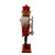 Boneco Soldado Quebra Nozes de Madeira com Espada - 30cm - Azul e Vermelho - 1 unidade - Rizzo - Imagem 2