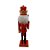 Boneco Soldado Quebra Nozes de Madeira com Espada - 30cm - Azul e Vermelho - 1 unidade - Rizzo - Imagem 3