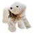 Enfeite de Natal - Urso Branco de Cachecol - 22x26x15cm - 1 unidade - Rizzo - Imagem 3