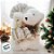 Enfeite de Natal - Urso Branco Sentado de Cachecol - 32,5x20,5x24,5cm - 1 unidade - Rizzo - Imagem 6