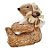 Enfeite de Natal - Urso de Palha Sentado - 20,5x18x15cm - 1 unidade - Rizzo - Imagem 1