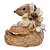 Enfeite de Natal - Urso de Palha Sentado - 20,5x18x15cm - 1 unidade - Rizzo - Imagem 3