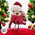 Enfeite de Natal - Passaro com Gorro Vermelho - 15x13x9cm - 1 unidade - Rizzo - Imagem 7