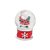 Enfeite de Natal - Globo de Neve Papai Noel Lâmpada - 6cm - 1 unidade - Cromus - Rizzo - Imagem 1