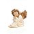 Enfeite de Natal - Anjo Dormindo - Direita - 17cm - 1 unidade - Cromus - Rizzo - Imagem 1