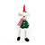 Enfeite de Natal - Rato Sentado Verde - 47cm - 1 unidade - Cromus - Rizzo - Imagem 1