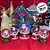 Enfeite de Natal - Globo de Neve Papai Noel e Urso - 9cm - 1 unidade - Cromus - Rizzo - Imagem 2