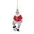Enfeite de Natal para pendurar - Papai Noel Futebol - 14cm - 1 unidade - Cromus - Rizzo - Imagem 1
