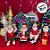 Enfeite de Natal para pendurar - Papai Noel Futebol - 14cm - 1 unidade - Cromus - Rizzo - Imagem 2