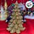 Enfeite de Natal - Pinheiro Decorativo Dourado - 21 cm - 1 unidade - Cromus - Rizzo - Imagem 2