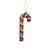 Enfeite de Natal para pendurar - Candy Cane - 16 cm - 1 unidade - Cromus - Rizzo - Imagem 1