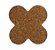 Forminha para doces 4 Pétalas Glitter Dourado - 50 unidades -  NC Toys - Imagem 1