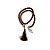 Cordão Decorativo - Marrom Pompom - 32cm - 1 unidade - Rizzo - Imagem 1