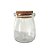 Potinho de Vidro Tampa de Rolha 7,5cm - 100ml - 01 unidade - Rizzo - Imagem 1