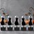 Mini Tubete com Aplique - Gato Halloween - Preto - 10 unidades - Rizzo - Imagem 1