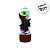 Mini Tubete com Aplique - Bruxa Halloween - Marrom - 10 unidades - Rizzo - Imagem 3