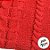 Saia para Árvore de Natal - Tricô Vermelho - 58cm - 1 unidade - Rizzo - Imagem 4