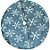 Saia para Arvore de Natal 115cm- Flocos de Neve - 1 unidade - Rizzo - Imagem 1