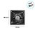 Enfeite Decorativo de Halloween - Quadro Olho Sombrio com LED - 34cm - 1 unidade - Cromus - Rizzo - Imagem 2