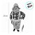 Papai Noel Negro Decorativo Pescador - 27cm - 1 unidade - Rizzo - Imagem 2