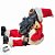 Papai Noel Negro Decorativo Sentado com Saco de Presentes e Lamparina - 45cm - 1 unidade - Rizzo - Imagem 4