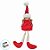 Enfeite de Natal - Boneca Hat Sentada - 43cm - 1 unidade - Rizzo - Imagem 4