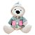Urso de Pelúcia com Roupão Verde - 30cm - 1 unidade - Rizzo - Imagem 1