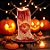 Enfeite Decorativo de Halloween - Olho Vela com Luz - 9,5cm - 1 unidade - Rizzo - Imagem 1