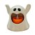 Enfeite Decorativo de Halloween - Fantasma Vela com Luz - 8cm - 1 unidade - Rizzo - Imagem 2