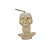 Enfeite Decorativo de Halloween - Mini Esqueleto Vela com Luz - 11cm - 1 unidade - Rizzo - Imagem 2