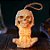 Enfeite Decorativo de Halloween - Mini Esqueleto Vela com Luz - 11cm - 1 unidade - Rizzo - Imagem 1