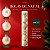 Bolas de Natal em Tubo - Brilho Fosco e Glitter  - Nude - 8cm - 6 unidades - Cromus - Rizzo - Imagem 2