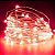 Cordão de LED Fio de Fada Vermelho - 2m - 1 unidade - Rizzo - Imagem 1