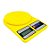 Balança Digital para Cozinha até 10kg - Amarelo - 1 unidade - Rizzo - Imagem 1