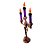 Candelabro de Halloween com Vela Led - Roxo - 35x9cm - 1 unidade - Rizzo - Rizzo - Imagem 3