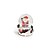 Enfeite Decorativo de Natal - Globo de Neve com Papai Noel Presente - 6cm  - 1 unidade - Cromus - Rizzo - Imagem 1
