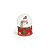 Enfeite Decorativo de Natal - Globo com Boneco de Neve - 7cm - 1 unidade - Cromus - Rizzo - Imagem 1