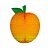 Enfeite de Papel Seda - Laranja - 22cm - 1 unidade - Girotoy - Rizzo - Imagem 1